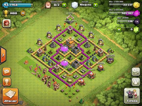 base clash of clans town hall 7